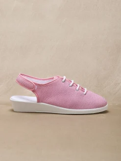 Sandales en toile ouverture totale