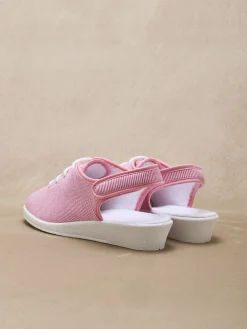 Sandales en toile ouverture totale