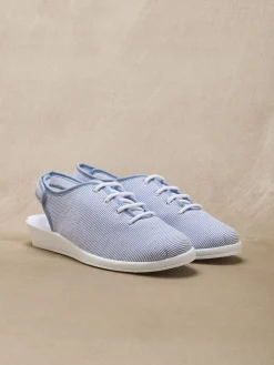 Sandales en toile ouverture totale