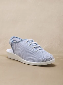 Sandales en toile ouverture totale