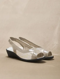 Sandales extensibles élastique arrière