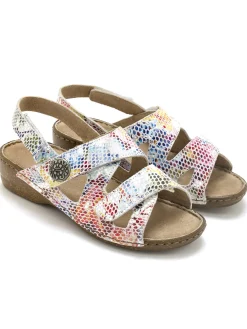 Sandales extra larges ouverture totale