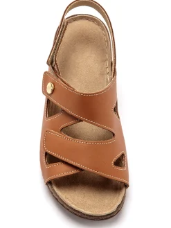 Sandales extra larges ouverture totale