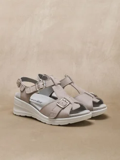 Sandales extra larges semelle amovible