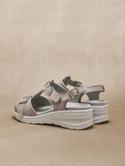 Sandales extra larges semelle amovible