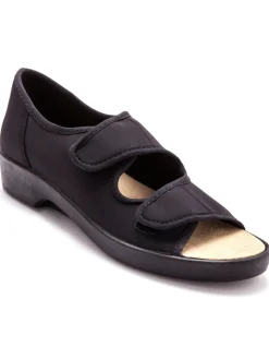 Sandales grande largeur maille extensibl