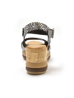 Sandales hautes compensées