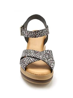 Sandales hautes compensées