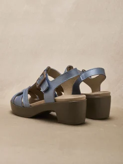 Sandales hautes scratch boucle fantaisie