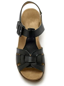 Sandales hautes scratch boucle fantaisie