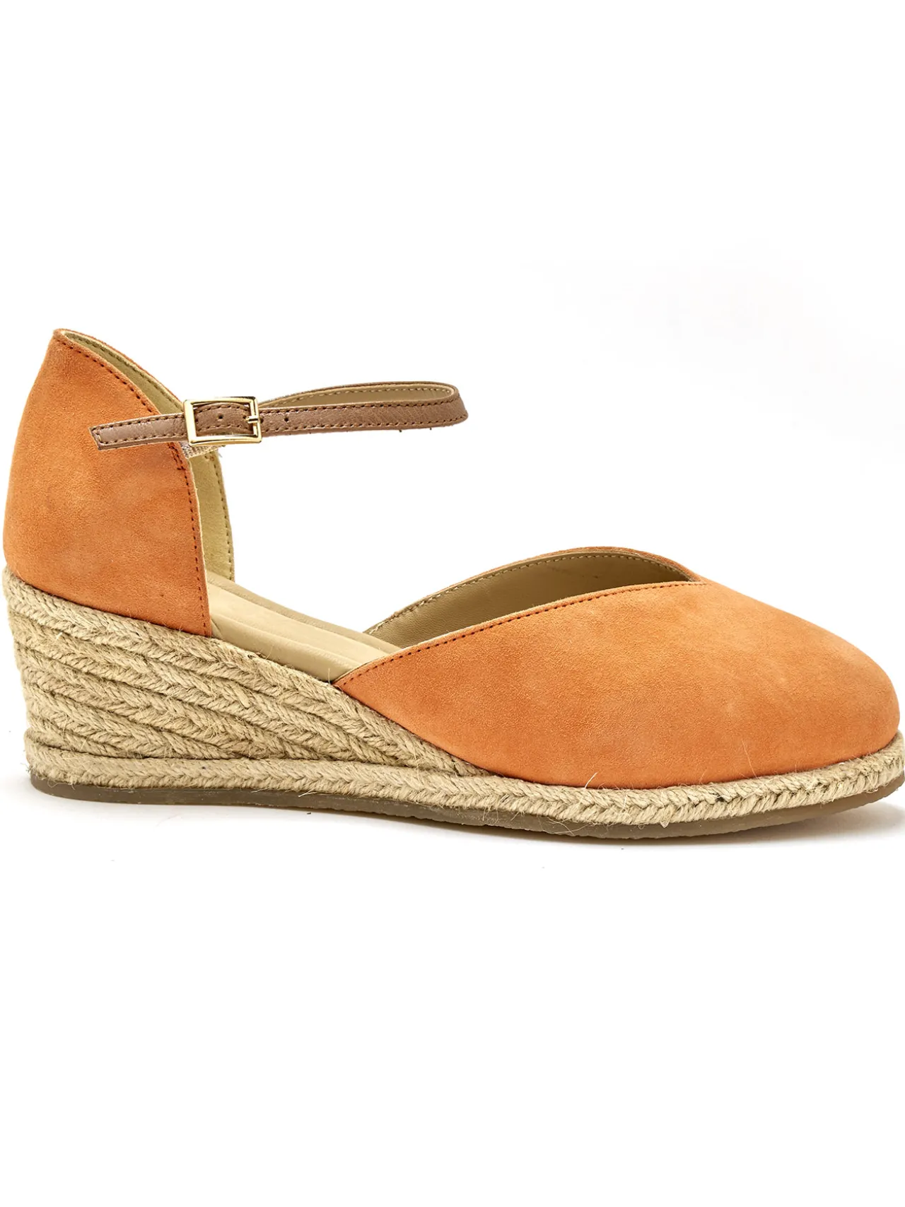 Sandales hautes style espadrilles