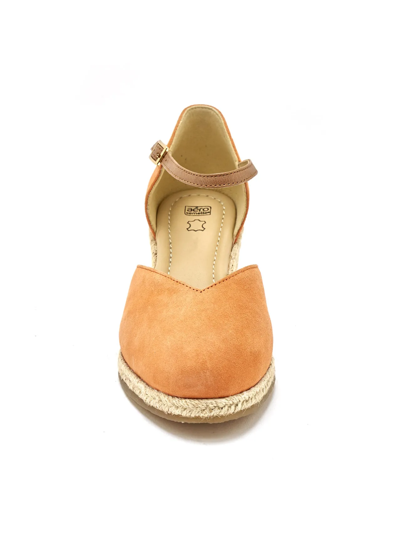 Sandales hautes style espadrilles