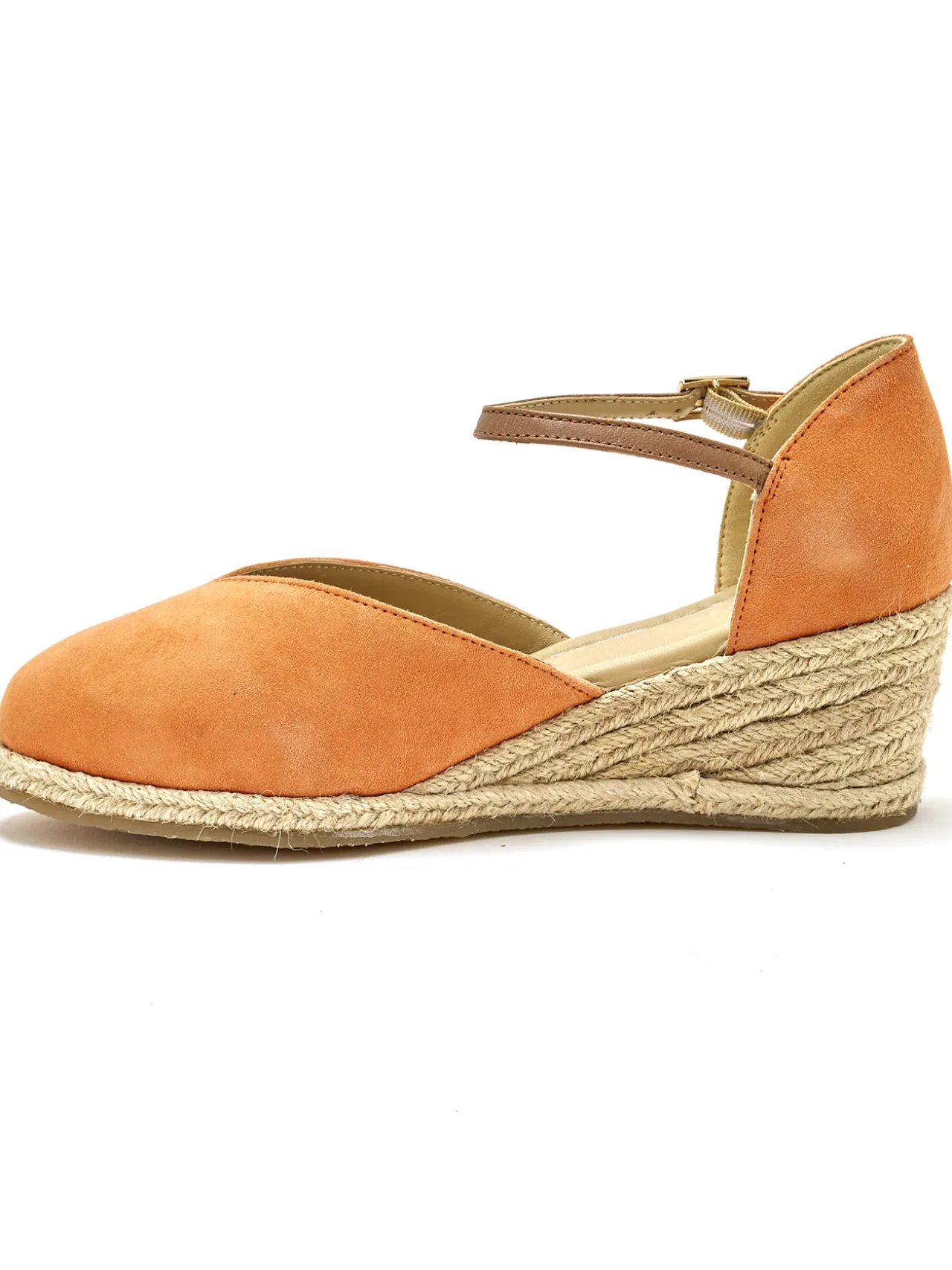 Sandales hautes style espadrilles