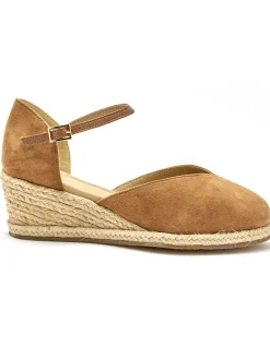 Sandales hautes style espadrilles
