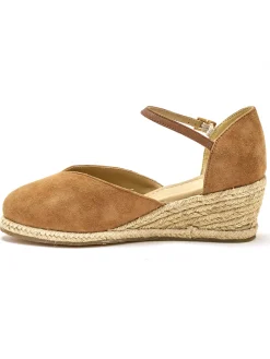 Sandales hautes style espadrilles