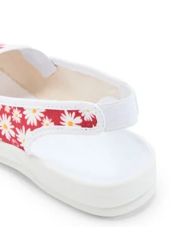 Sandales élastiquées intérieur éponge