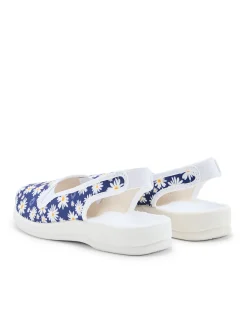 Sandales élastiquées intérieur éponge