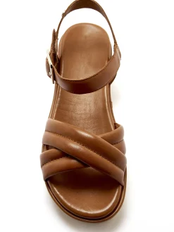 Sandales matelassées à aérosemelle