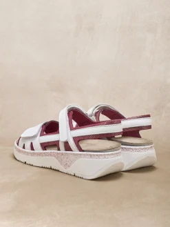 Sandales ouverture totale par scratchs