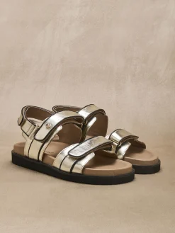 Sandales ouverture totale par scratchs