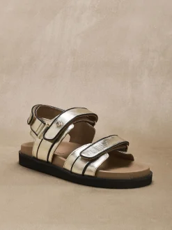 Sandales ouverture totale par scratchs