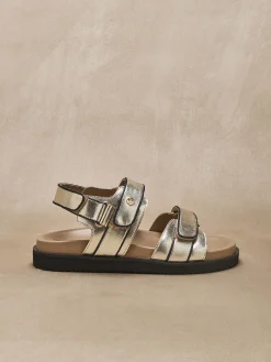 Sandales ouverture totale par scratchs