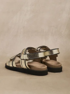 Sandales ouverture totale par scratchs