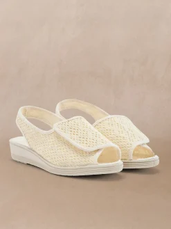 Sandales pantoufles ouverture totale