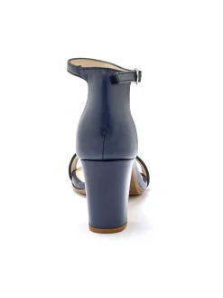 Sandales tout cuir à talon