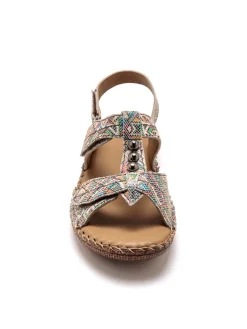 Sandales ultra souples en cuir