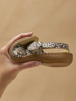 Sandales ultra souples en cuir