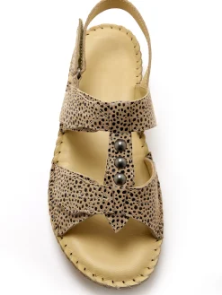 Sandales ultra souples en cuir