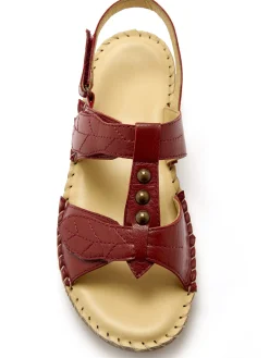 Sandales ultra souples en cuir