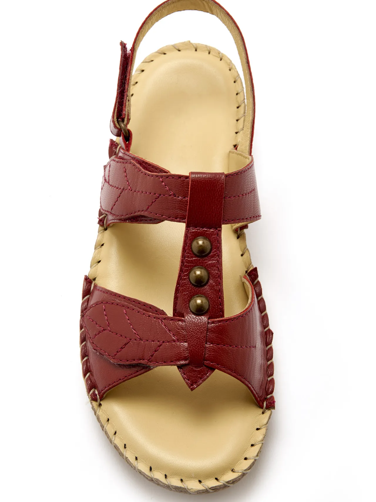 Sandales ultra souples en cuir