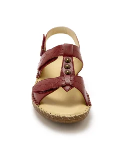 Sandales ultra souples en cuir