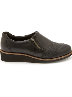 Sans-gêne cuir zippés et élastiqués