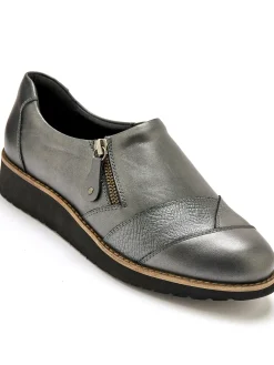 Sans-gêne cuir zippés et élastiqués