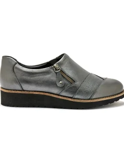 Sans-gêne cuir zippés et élastiqués