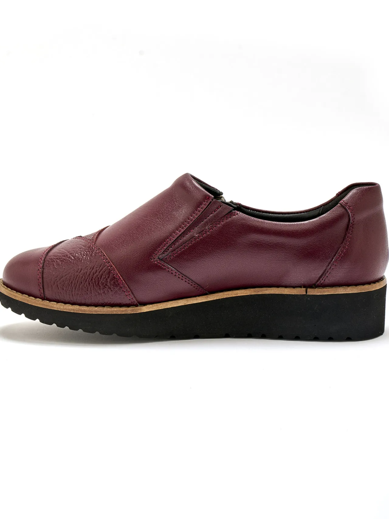 Sans-gêne cuir zippés et élastiqués