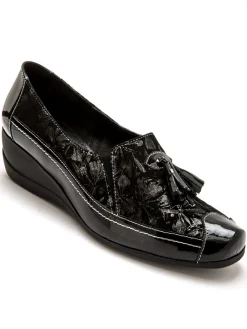 Sans-gêne en cuir largeur confort