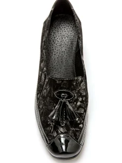 Sans-gêne en cuir largeur confort