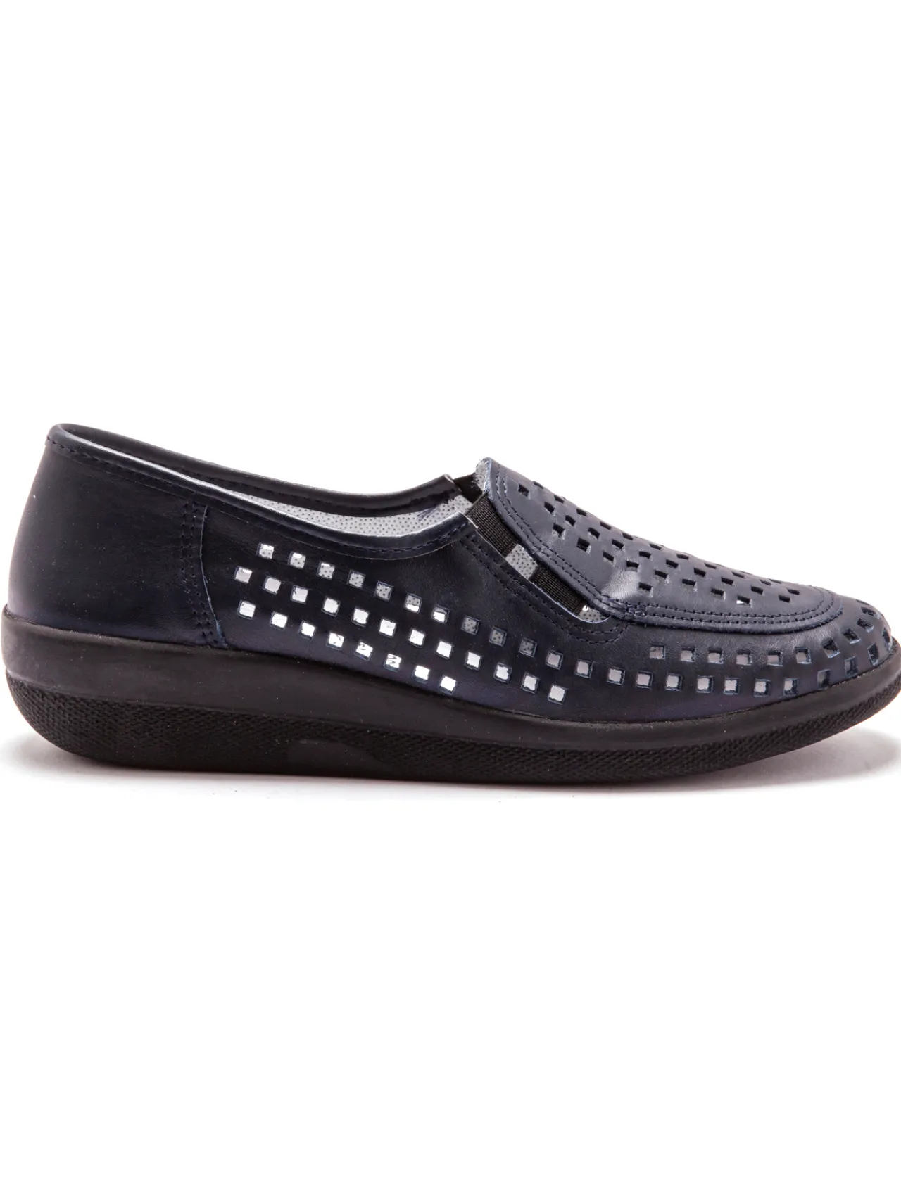 Sans-gêne en cuir perforés