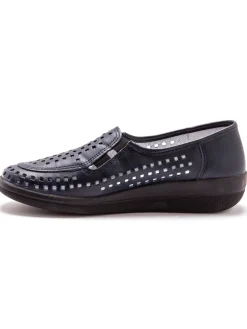 Sans-gêne en cuir perforés