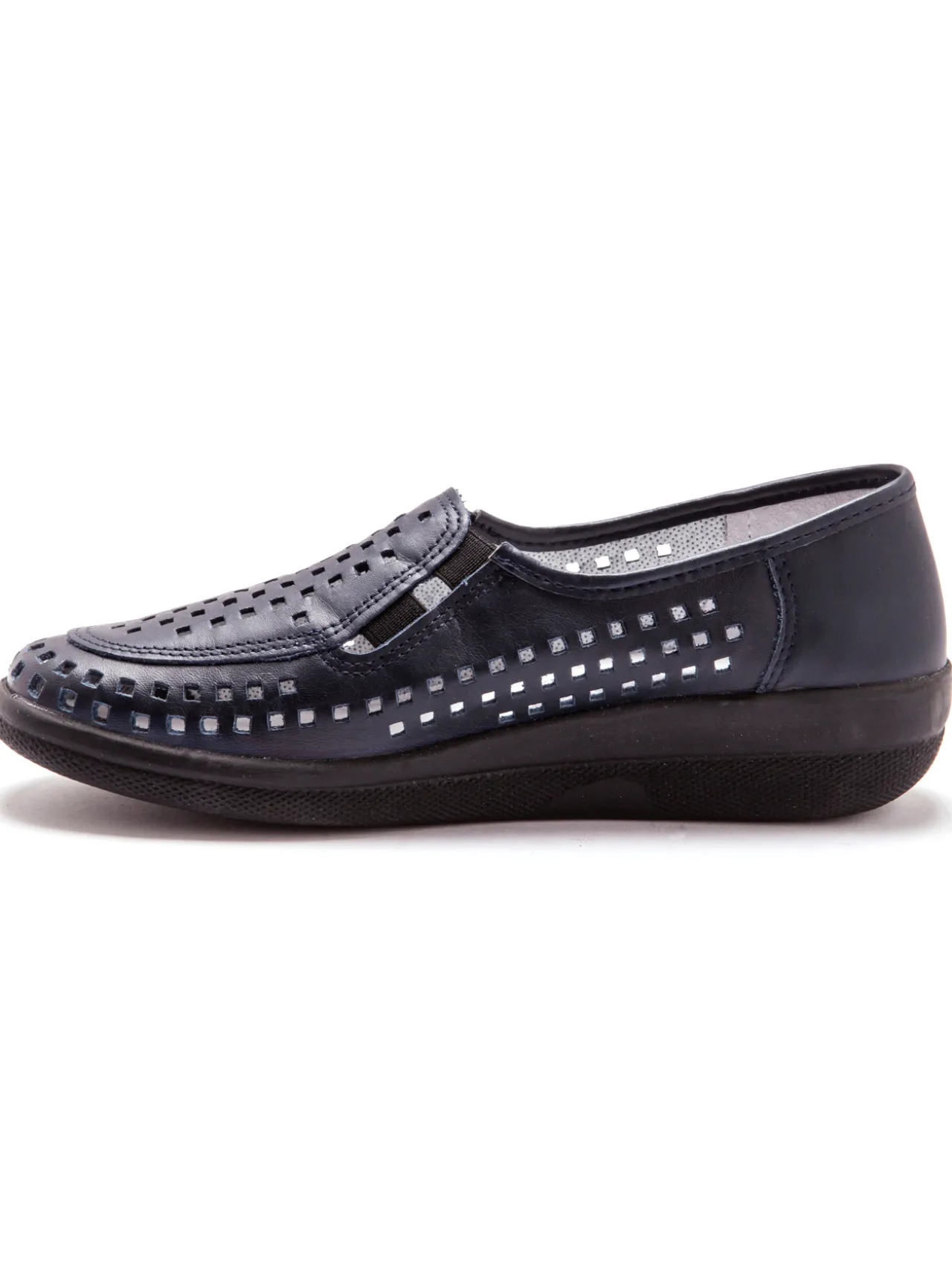 Sans-gêne en cuir perforés