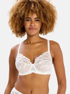 Soutien-gorge à armatures brodé Narcisse