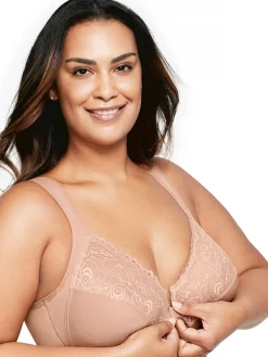 Soutien-gorge agrafé devant