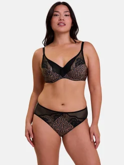Soutien-gorge plongeant à armatures Léna