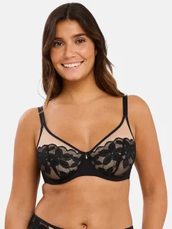 Soutien-gorge plongeant armatures Salomé