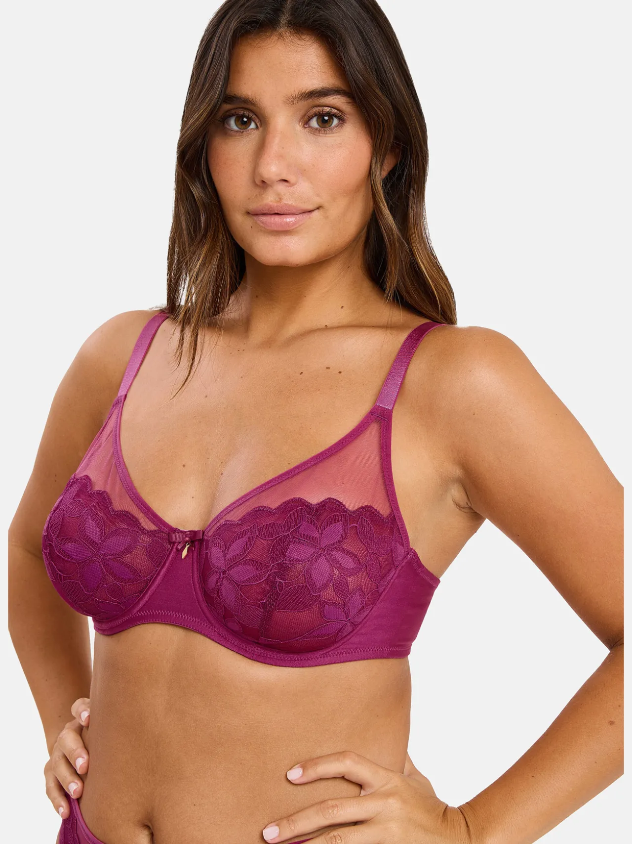 Soutien-gorge plongeant armatures Salomé