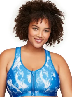 Soutien-gorge sport fermeture éclair